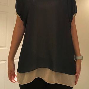 Green top with brown under